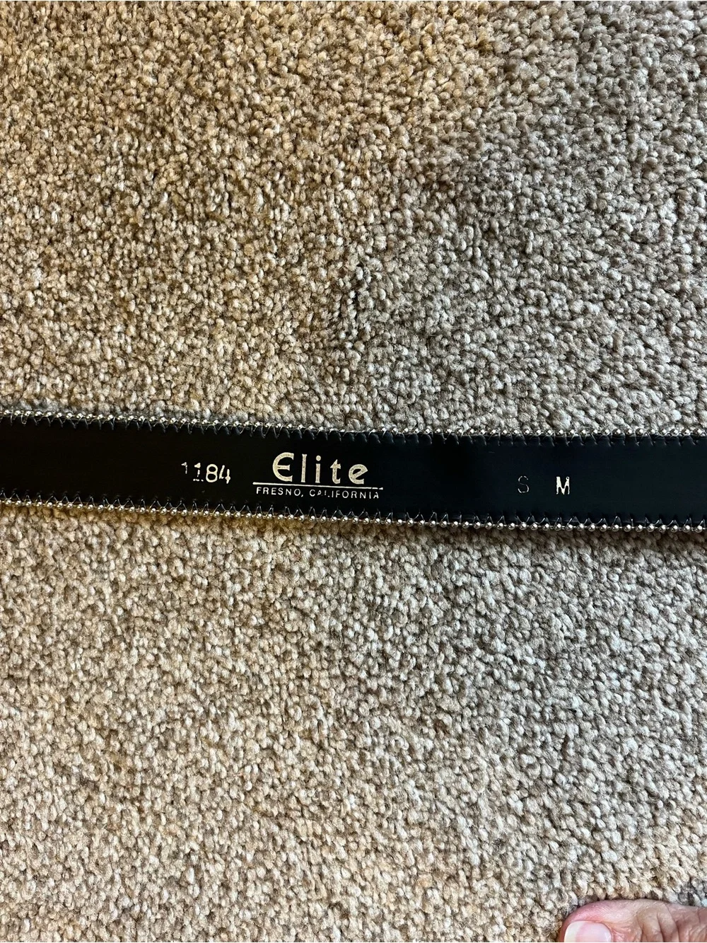 Elite Multicolor Belt with silver buckle